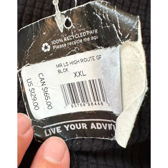 NWT $129 Eddie Bauer Full Zip Track Jacket Size 2XL Men’s Black - Picture 5 of 9